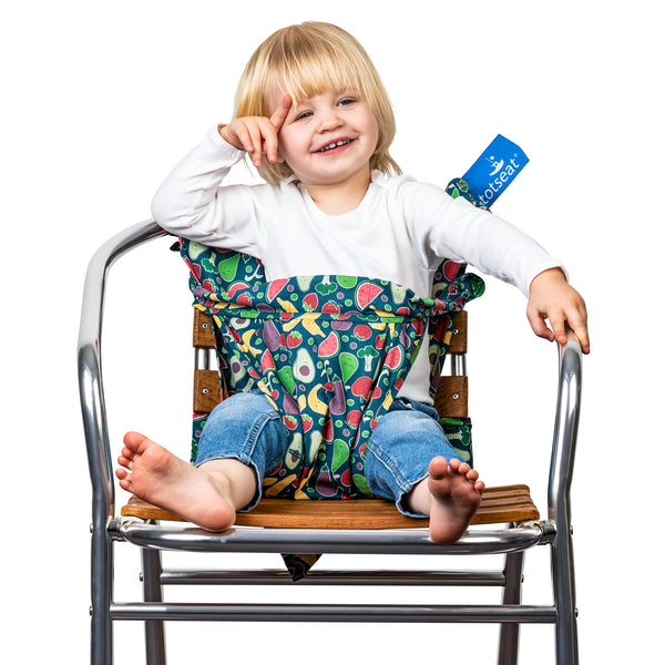 totseat Happy Fruit - the original portable travel high chair